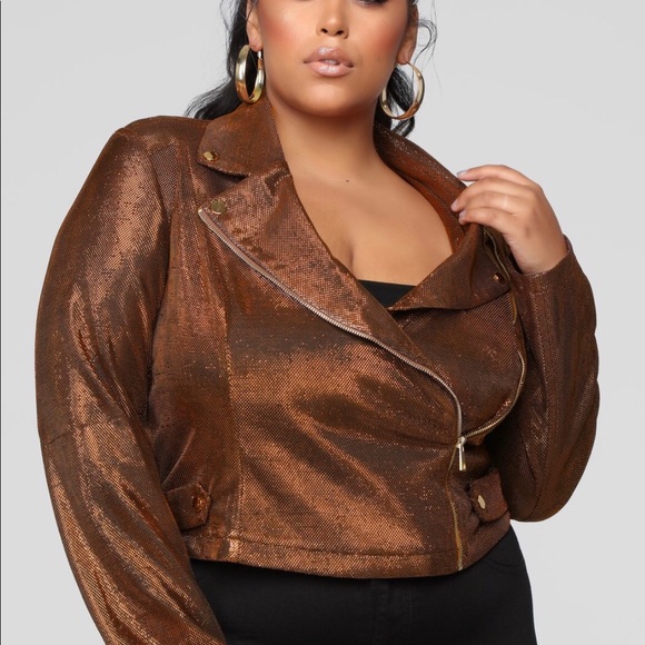 METALLIC NIGHTS MOTTO JACKET - Picture 4 of 5